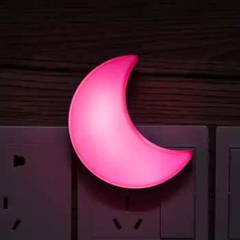 Mini Mesiac LED Nočné Svetlo senzorov pre Temnej Noci, Deti, Spálňa Nočný Stolík Lampa Dieťa Kŕmenie Spanie Nočného