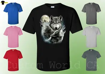 Vlk Tričko - troch Vlkov pod svitom Tričko - Vlci Tee Licencovaný Tee Cartoon t shirt mužov Unisex Nové Módne tričko Voľné