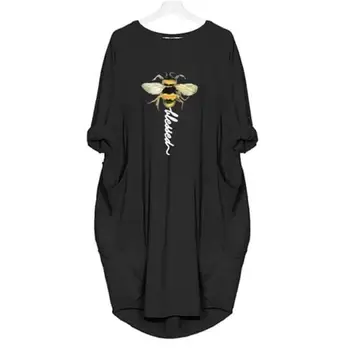Hillbilly Vrouwen Bee Soort Viery 2020 Nové Módne Vrecku Zviera Tlače T-Shirt Pre Ženy Harajuku Grafické Tees