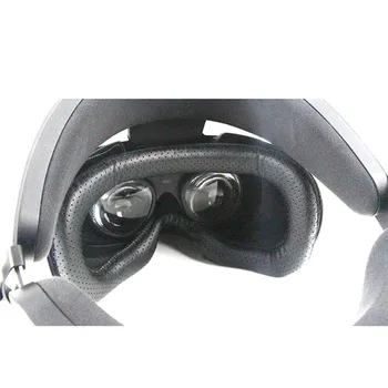 Svetlo Unikajúce-dôkaz Kožené Očná Maska Kryt pre Oculus Rift S VR Headset Hubky na Tvár Podložky Pohodlné Očná Maska Vankúš