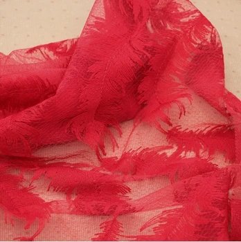 Pierko kvet čipky openwork vyšívané textílie svadobné usporiadanie Mlieko hodváb čipky ručné DIY módne textílie 2yards/pack