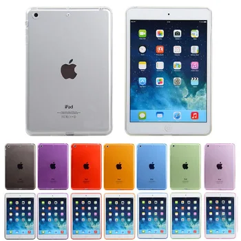 Pre Apple iPad Vzduchu Ipad 2 6 Prípade funda Kremíka Mäkké TPU Pre iPad Vzduchu 2 Prípad Transparentné Pre iPad 6 Zadný Kryt Tablet