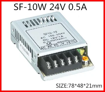 10W 24V 0.5 Ultra tenké Jeden Výstup Spínacie napájací zdroj pre LED Pásy svetla 90-264 V (STRIEDAVÝ prúd) Vstupné