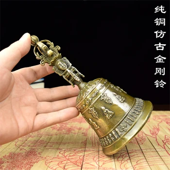 Starožitné medi Feng Shui trúby zvon, zvon nástroje Budhistickej Tantry dekorácie