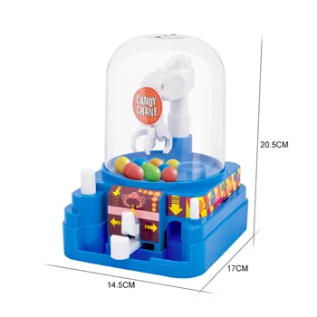 Detský Mini-Manuál Candy Klip Stroj Chytiť Loptu Interaktívne Hry, Vzdelávacie Hračka Dieťa Desktop toys