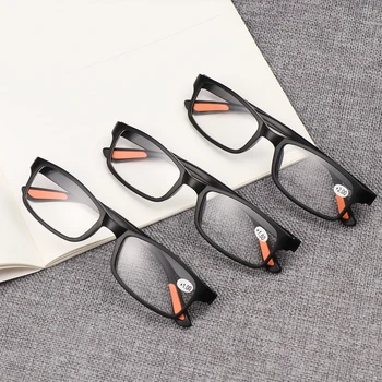 2020 Hot Okuliare Na Čítanie Čiernej Živice Presbyopia Okuliare Vision Care +1.0~+4.0 Zväčšovacie Ultra Ľahké Jednoduché Módy