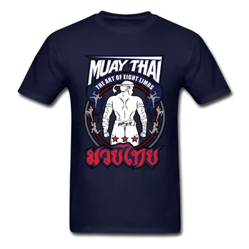 Topy Letnej Pohode Zábavné Muay Thai Fighter T Shirt mužov Krátky Rukáv Vlastné Oblečenie Pop Cosplay O-krku Bavlna