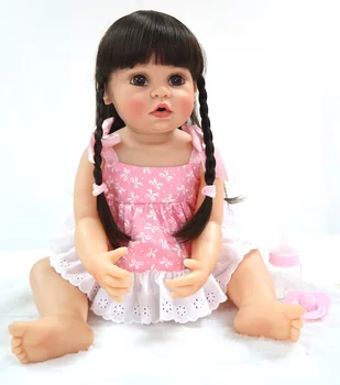 NOVÉ reborn baby doll 56 cm batoľa Novorodencov bábiky realisticky Realistické plný silikónové vinyl bebe reborn menina bonecas darček