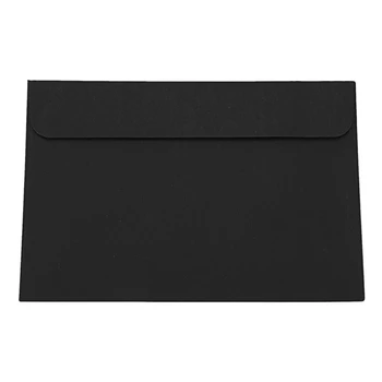 Podporu! 10pcs Čierneho papiera obálky obyčajný a jednoduchý pohľadnicu taška