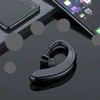 Obchodné Bluetooth 5.0 Bezdrôtový Headset Ucho Zavesené Slúchadlá s Dlhou Pohotovostnom režime