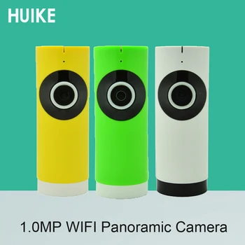 1 KS WIFI Panoramatická Kamera Security Domov 180 stupňov IOS Android Aplikácií, Ovládanie Fisheye Objektív Nočné videnie Baby Monitor