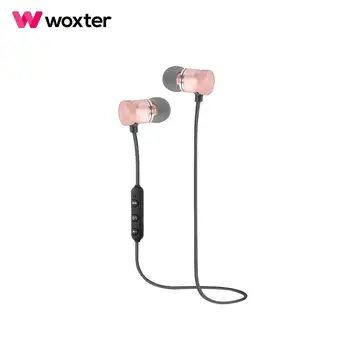 Woxter Airbeat BT-7 - Auriculares Bluetooth con Imán, Inalámbricos con Botones de Ovládanie, Micrófono, Magnéticos