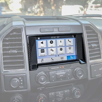 Auto Uhlíkových Vlákien Centrálne Ovládanie Navigácie GPS Rádio Panel Výbava pre Ford F150-2017