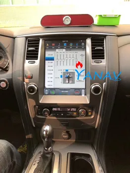Auto multimedia player, 12.1 palce Tesla štýl Auta GPS Navigácie Na Nissan Patrol 2018 auto dvd prehrávač car stereo Vertikálne Obrazovke