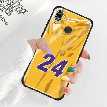 Basketbal 24 23 Počet Tvrdené Sklo Puzdro na Huawei P30 P Smart Z P40 P20 Mate 20 Lite 10 Pro Y6 Y7 Y9 2019 puzdro
