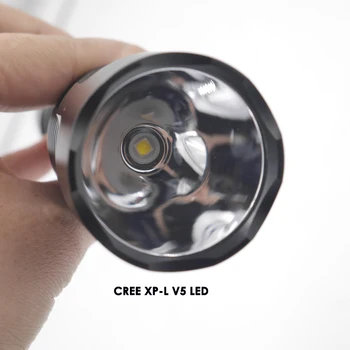 1-Režim AMC7135 Lov Bleskové svetlo, Pochodeň C12 Cree XP-L V5 LED Baterka +Diaľkové prepínanie/Puzdro/Nabíjačky/Zbraň Mount