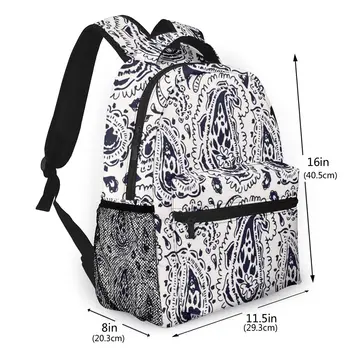 NOISYDESIGNS Školské tašky Dospievajúci Chlapci Paisley Vzor Tlače Batoh Deti Schoolbags Ortopedické Deti Bookbag mochila lech