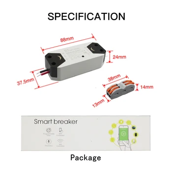 AC110V-240V, WiFi, Smart Light Switch Univerzálny Chránič Časovač, Diaľkové Ovládanie Práce s Alexa Domovská stránka Google Smart Home