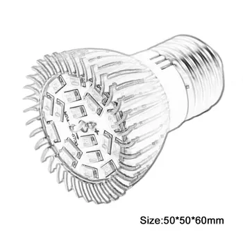 LED Rásť Svetlo 10W 28LED E27 Pozornosti Rastlín Žiarovka Kvet Skleníkových Systém Rásť Box AC85-265V