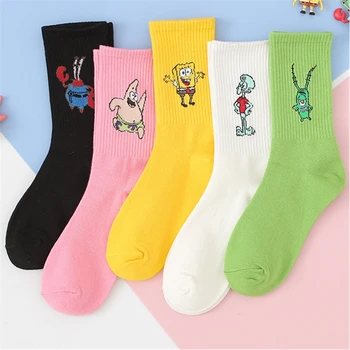 Štýl Ženy Ponožky Módne Vintage Kawaii Cartoon zvierat Príliv Ponožky Bežné Harajuku Žakárové Priedušná Roztomilé Ponožky kórejského
