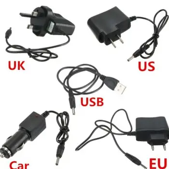Univerzálny US/UK/EU Zapojte Nabíjačku do Auta 18650 USB Travel Adaptér Kábel pre Recargable LED Baterka Svetlomety Pochodeň Počítača