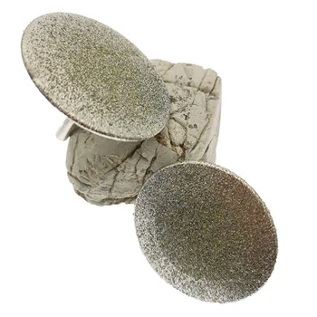 Diamantové brúsne hlavy pokovovanie neštandardné nechtov typ rukoväť 6*priemer 60 mm zliatiny kamenné dlaždice 3ks