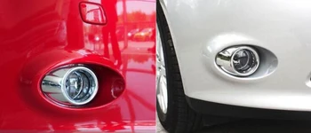 Chrome Auto Tvarovanie Prednej Pravej Hmlové Svetlo Lampy Kryt Rámu Orezania vhodné pre Ford Focus 2012 2013 ABS