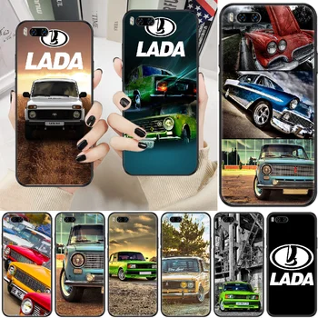 Auto Logo Lada Telefón puzdro Pre Xiao Mi Max Poznámka 3 A2 A3 8 9 9T 10 Lite Pro Ultra black trend funda luxusné shell maľovanie späť