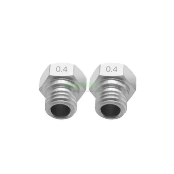 1pcs Finder nerez Tryska veľkosti 0,2 mm 0,3 mm 0,4 mm 0,5 mm 0.6 0.8 mm mm 1.75 mm pre Flashforge Finder 3D tlačiarne náhradné diely