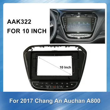 Auto Multimediálne Rádio fascia Stereo prijímač 2 din autorádia Fascia Inštalačný Rám Auta pre Chang An Auchan A800 2017