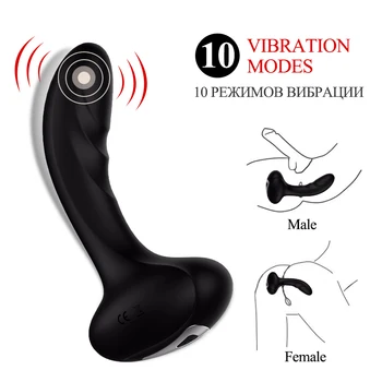 10 Režimy Análny Zadok Plug Vibrátory Prostaty Stimulátor Klitorisu G-Spot Vibrátor, Dildo Gay Sex Hračky Masér Produktov pre Dospelých