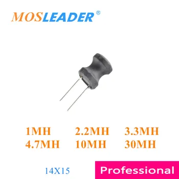 Mosleader 100ks 14x15 1MH 2.2 MH 3.3 MH 4.7 MH 10MH 30MH 1415 14*15 DIP H Výkon induktory