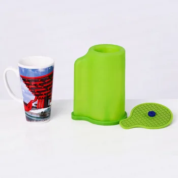 Doprava zadarmo Silikónové Gumy Pohár Hrnček Zariadenie Svorky Pre Latte Hrnček podľa 3D Mini Sublimačná Stroj
