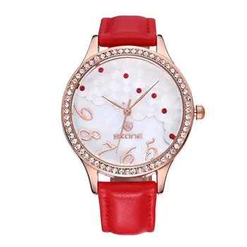 2020ladies nové luxusné crystal diamond fashion luxusné hodinky multi-function quartz kožené hodinky dámy a ženy relogio feminino