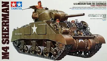 1/35 TAMIYA 35190 U.S. army M4 Sherman skoro typ model hobby