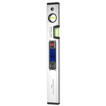 Digitálny Uhol Finder Rozsah vodováhy Uhol Metrov Kolmo Inclinometer s Magnety Uhlomeru Pravítko