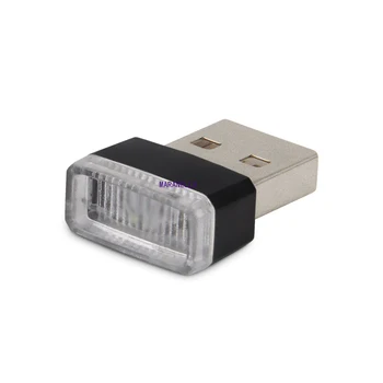 Auto styling USB Dekoratívne Lampy, Osvetlenie LED Atmosféru Svetlá Univerzálny PC Prenosný Plug and Play Červená/Modrá/Biela/Zelená/Plnk