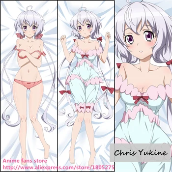 Anime Symphogear Chris Yukine Krásne Japonské obliečka na Vankúš Vankúš Kryt dekoratívne Objímanie Telo posteľná bielizeň