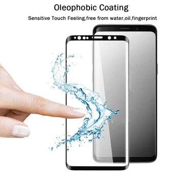 3D Tvrdené Sklo Na Samsung S9 Ochranné Glas Galaxy S9Plus 9S Plus 9SPlus Zakrivené Plné Pokrytie Screen Protector Film