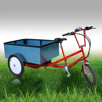 Pôvodné priamej cenovej tri kolesá potravín vozíky mobile potravín trailer potravín košík na bicykel s dopravou zdarma po mori