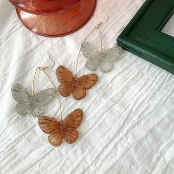 Motýľ Ženy Vintage Náušnice Zabrániť Alergikov Módne Šperky Jednoduché, Party Doplnky, Darčeky IRISBee 2021 Móda