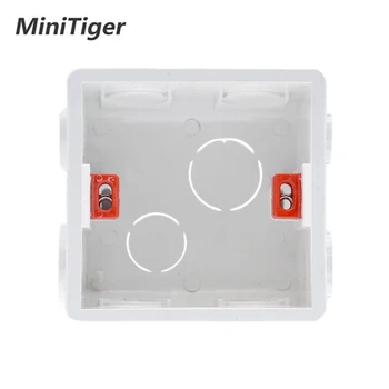 Minitiger 2 Gang 1 Spôsob Luxusné Light Switch On / Off vypínač Interruptor Nehrdzavejúcej Ocele Panel AC 110~250V