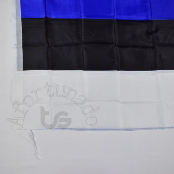 Estónsko 90*150 cm Esthonia estónska vlajky Zástavy 3x5 Nohy Visí Národnej vlajky Domáce Dekorácie vlajka