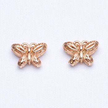 20pcs DIY príručka korálky zlatý motýľ limit perličiek otvor voľné perličiek náramok, náhrdelník príslušenstvo