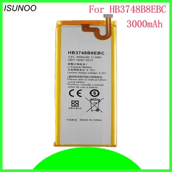 ISUNOO HB3748B8EBC Nabíjateľná Li-ion batéria telefónu mobilného telefónu, batérie C199 C199-CL00 Pre HuaWei Ascend G7 G7-TL100 3000mAh