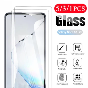5/3/1Pcs tvrdeného skla pre samsung galaxy note 8 9 10 lite plus pro 20 Ultra telefón screen protector ochranná fólia smartphone