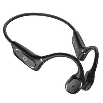 Bluetooth 5.0 Kostné Vedenie Headset Smart Stlačte Slúchadlá s Mikrofónom IP55 Vodotesné Slúchadlá