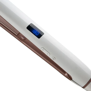 Professional Hair Straightener LED Displej Ploché Železo Žehličky Žehličky Planchas Rovný Účes Styling Nástroj