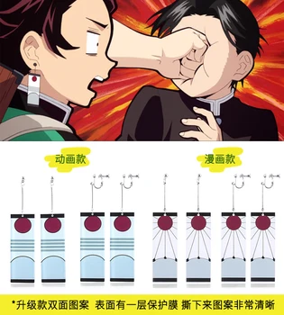 Japonský Hot Anime Démon Vrah Kamado Tanjirou Cosplay Príslušenstvo Veľké Zníženie Harajuku Náušnicu V Uchu Klip Náušnice Zber