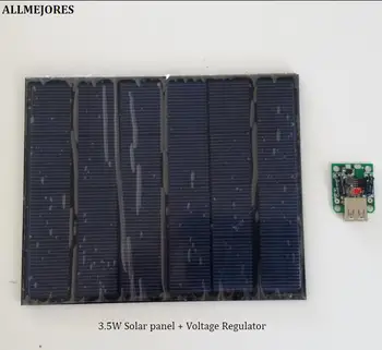 ALLMEJORES 6V 3.5 W Solárny panel pre KUTILOV, batérie, nabíjačky, súpravy, dať regulátor Napätia zadarmo, aby solárna nabíjačka